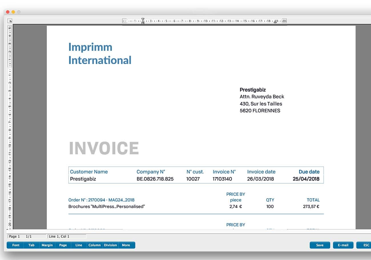 invoicing